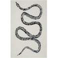 thumbnail image 1 of BoutiqueRugs Theon Contemporary Area Rug - Light Silver, Jet Black - 9' x 12', 1 of 6