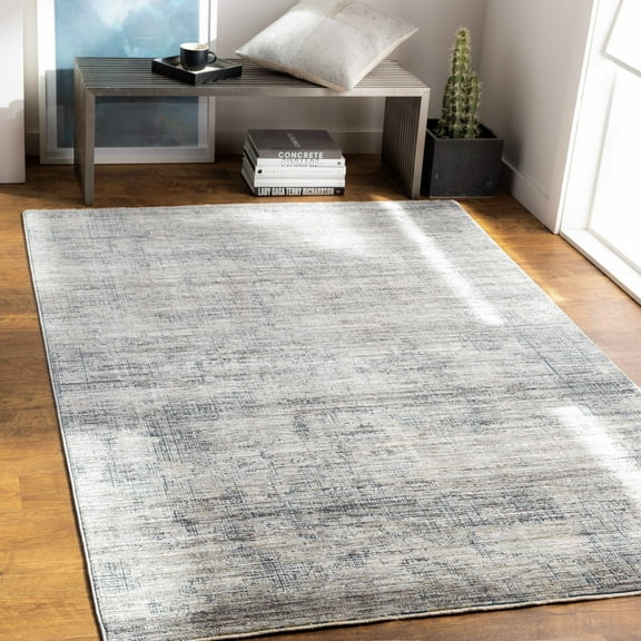 Boutique Rugs Thornhill Contemporary Area Rug - DustySage, Gray, Charcoal - 18" x 18" Sample