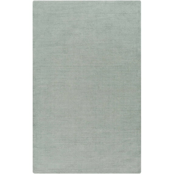 BoutiqueRugs Ticaboo Boho Hand Loomed Wool Natural Fiber Soft Area Rug - Modern Minimalist Solid Neutral Color Carpet for Living Room, Bedroom - Sage - 5' x 8' (5x8 Area Rug)