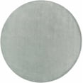 thumbnail image 1 of BoutiqueRugs Ticaboo Boho Hand Loomed Wool Natural Fiber Soft Area Rug - Modern Minimalist Solid Neutral Color Carpet for Living Room, Bedroom - Sage - 9'9" Round, 1 of 14