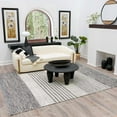 thumbnail image 1 of BoutiqueRugs Tideswell Bohemian, Transitional Area Rug - Black, Beige - 18" x 18" Sample, 1 of 5