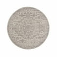 thumbnail image 1 of BoutiqueRugs Tigris Bohemian, Farmhouse, Traditional Area Rug - Gray, Ivory - 5'3" Round, 1 of 10