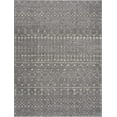 thumbnail image 1 of BoutiqueRugs Tigris Light Gray Moroccan Trellis Area Rug - Gray, Navy, Ivory - 6'7" x 9', 1 of 10