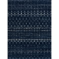 thumbnail image 1 of BoutiqueRugs Tigris Navy Moroccan Trellis Area Rug - Blue, Gray, Ivory - 5'3" x 7', 1 of 10