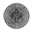 thumbnail image 1 of BoutiqueRugs Tigris Traditional Area Rug - Light Blue, Navy, Ivory - 5'3" Round, 1 of 8