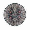 thumbnail image 1 of BoutiqueRugs Tigris Traditional Area Rug - Navy, Light Blue, Yellow - 7'10" Round, 1 of 8