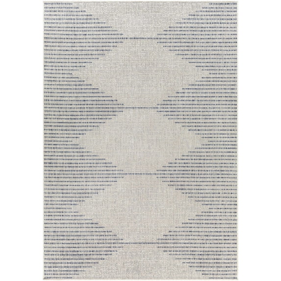 BoutiqueRugs Tililan Bohemian, Transitional Area Rug - Outdoor Safe - Medium Gray, Gray, Taupe - 5'3" x 7'7"
