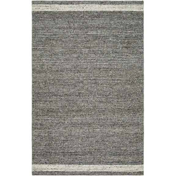 BoutiqueRugs Tiran Traditional, Transitional Area Rug - Gray, Medium Gray - 18" x 18" Sample
