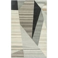 thumbnail image 1 of BoutiqueRugs Toril Contemporary Area Rug - Ash, Sage, Metallic Silver - 18" x 18" Sample, 1 of 10