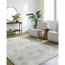 BoutiqueRugs Trina Traditional Area Rug - LightGray, Charcoal, Gray - 18" x 18" Sample