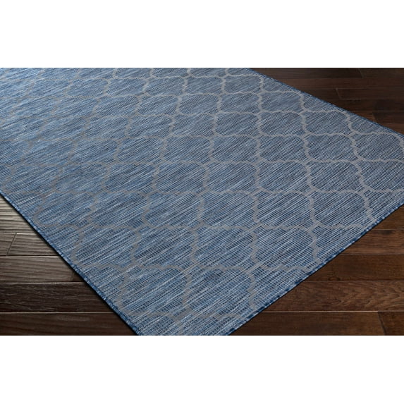 BoutiqueRugs Tucumcari Traditional Area Rug - Outdoor Safe - Blue - 2'6" x 4'