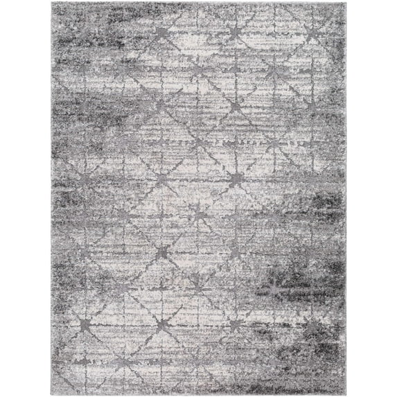 BoutiqueRugs Tyree Traditional, Transitional Area Rug - Silver Gray, Sage, Gray - 5'3" x 7'3"