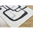 thumbnail image 1 of BoutiqueRugs Ulfah Contemporary Area Rug - Ash, Jet Black - 18" x 18" Sample, 1 of 6