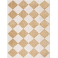 thumbnail image 1 of BoutiqueRugs Ulric Contemporary Area Rug - Machine Washable - Cream, Yellow - 7'10" x 10', 1 of 12