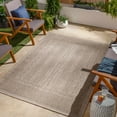 thumbnail image 1 of BoutiqueRugs Unidos Bohemian, Transitional Area Rug - Outdoor Safe - Tan, Cream, LightBeige - 18" x 18" Sample, 1 of 8