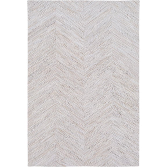 BoutiqueRugs Upland Contemporary Area Rug - Cream, Medium Gray, Dark Red - 2' x 3'