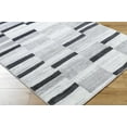 thumbnail image 1 of BoutiqueRugs Vasso Contemporary Area Rug - Light Silver, Slate Blue, Ink - 5'3" x 7'3", 1 of 6