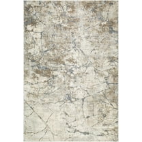 BoutiqueRugs Venti Contemporary Area Rug - LightBeige, LightGray, PaleBlue - 18" x 18" Sample