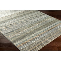 BoutiqueRugs Verdigris Traditional Area Rug - Charcoal, Ice Blue, Light Gray - 2' x 3'