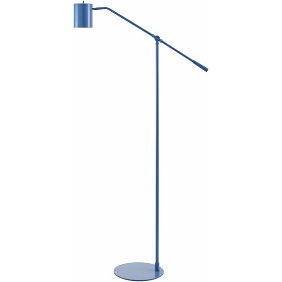 BoutiqueRugs Vyazovaya Floor Lamp for Living Room - Iron Modern Minimalist Standing Ligting - Blue - 62'' H
