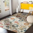 thumbnail image 1 of BoutiqueRugs Walsenburg Contemporary Area Rug - Mustard, Teal, MediumGray - 18" x 18" Sample, 1 of 10