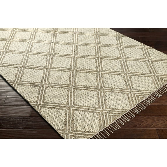 BoutiqueRugs Walstonburg Bohemian, Transitional Area Rug - Taupe, Black, Cream - 2' x 3'