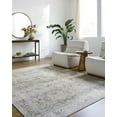 thumbnail image 1 of BoutiqueRugs Waqar Traditional Area Rug - Olive, Medium Brown, Denim - 6'6" x 9', 1 of 5