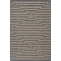 BoutiqueRugs Webuye Contemporary Area Rug - Outdoor Safe - Olive, Tan - 5'3" x 7'3"