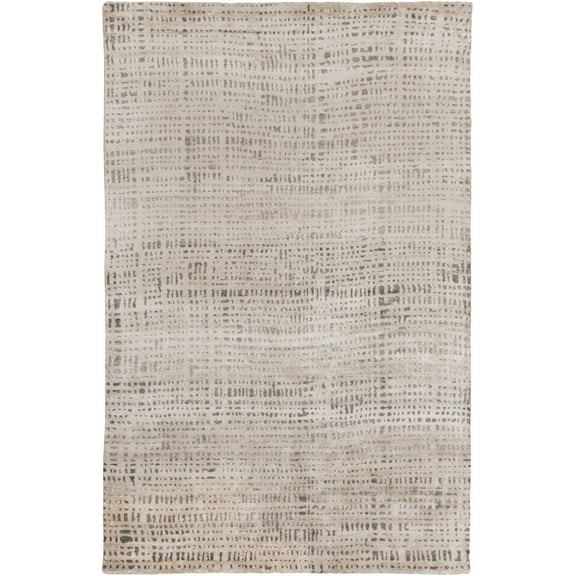 BoutiqueRugs Wellsboro Contemporary Area Rug - Dark Brown, Taupe - 2' x 3'