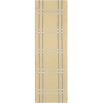 Boutique Rugs Wheeler Contemporary Runner Rug - Tan, Medium Gray, Light Gray - 2'6" x 8' Runner