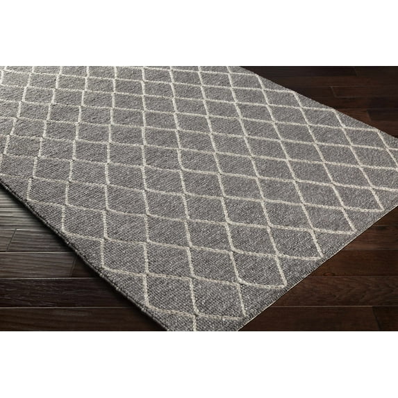 BoutiqueRugs Wilmore Contemporary Area Rug - Charcoal, Medium Gray - 8' x 10'