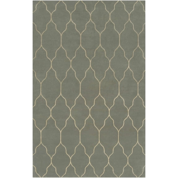 BoutiqueRugs Woodland Transitional Area Rug - Medium Gray, Tan - 2' x 3'