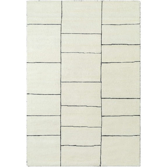 BoutiqueRugs Xylia Contemporary Area Rug - Pearl - 8' x 10'