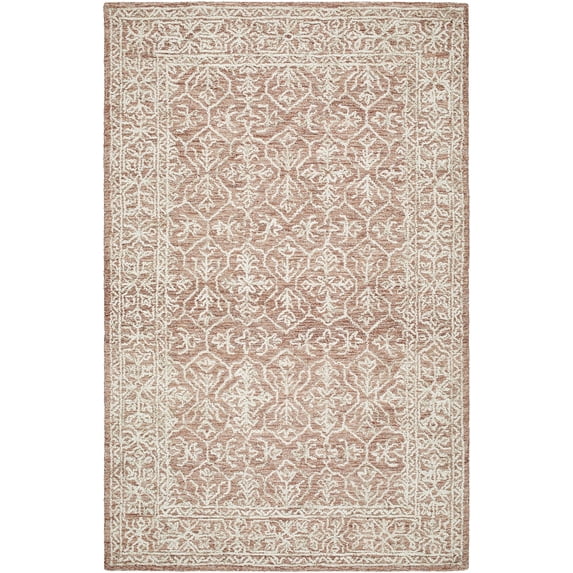 BoutiqueRugs Yadid Traditional Area Rug - Tan, Pearl, Ash - 5' x 7'6"