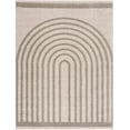 thumbnail image 1 of BoutiqueRugs Yasuo Contemporary Area Rug - Machine Washable - Peach, Medium Gray - 2' x 2'11", 1 of 9