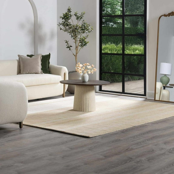 BoutiqueRugs Yoyko Bohemian, Transitional Area Rug - Tan, Ash, Pearl - 18" x 18" Sample