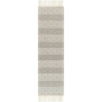 Boutique Rugs Zaza Traditional, Transitional Runner Rug - Ivory, Beige, Taupe - 2' x 5' Runner