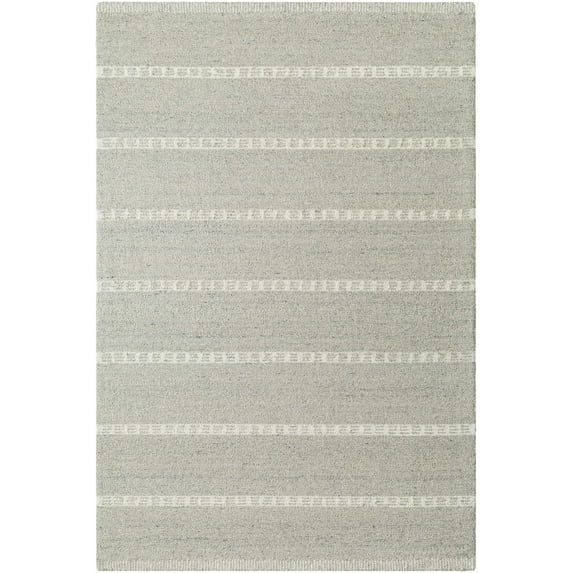 BoutiqueRugs Zelda Contemporary Area Rug - Ash, Metallic Silver - 8' x 10'