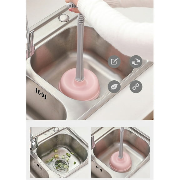 Boutique Sales Today Clearance Kitchen Cleaning Appliances toilet Plunger With Holder Plunger With Unique Holder Plungers for Bathroom With Holder toilet Plunger Heavy Duty (1pc)