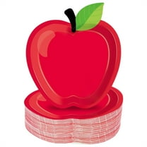 Boutique Sales Today Clearance Kitchen Mat 24PCS Red Paper Plates Decorations Back to School Paper Plates First Day of School Schools Disposable Tableware for 24 Guests for Christmas Kindergarten