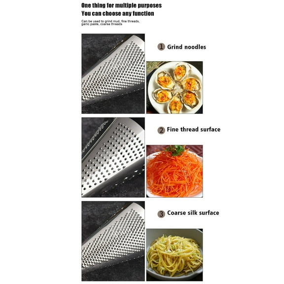 Boutique Sales Today Clearance Polishing Stone Three Planer Multifunctional Melon Planer Garlic Grater Kitchen Conical Melon Planer Home Stainless Grater