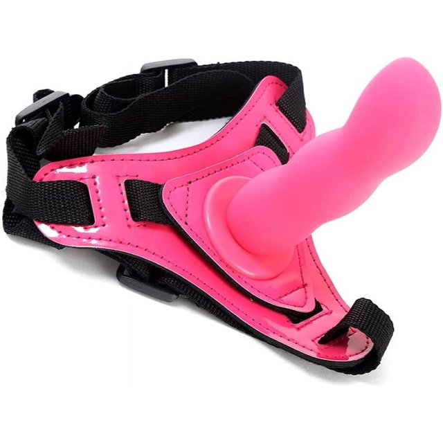 Boutique Small Size Double Pleasure Strapons Realistic Soft Silicone