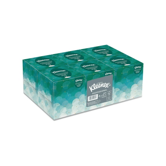 Boutique White Facial Tissue, 2-Ply, Pop-Up Box, 95 Sheets/box, 6 Boxes/pack | Bundle of 5 Packs