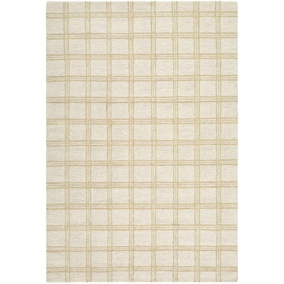 BoutiqueRugs Adagio Bohemian, Transitional Area Rug - Beige, Sandstone, Cream - 5' x 7'6"