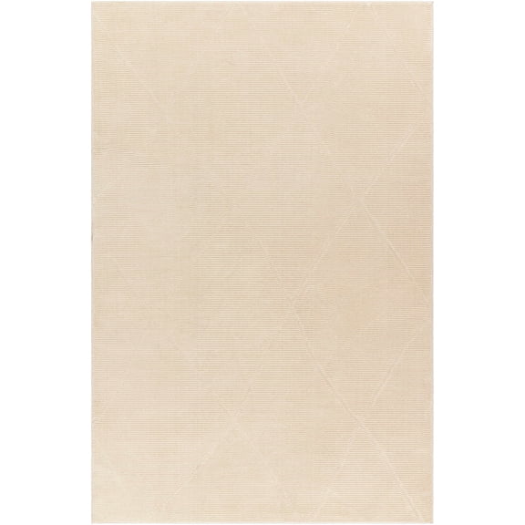 BoutiqueRugs Aldis Bohemian, Transitional Area Rug - Machine Washable - Cream, Ivory - 5' x 7'