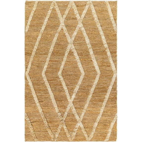 BoutiqueRugs Allie Bohemian, Transitional Area Rug - Tan, Dark Brown, Clay - 2' x 3'