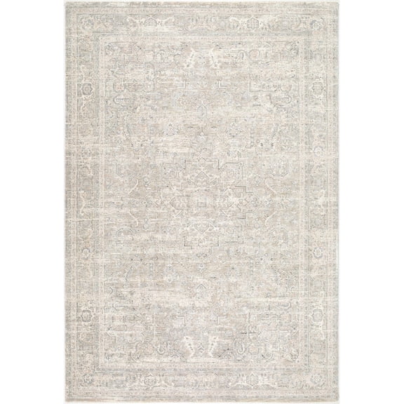 BoutiqueRugs Amando Traditional Area Rug - Cream, Beige, Light Gray - 2' x 2'11"