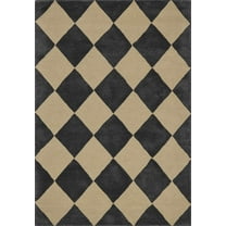 BoutiqueRugs Aradia Contemporary Area Rug - Charcoal, Cream - 2' x 3'