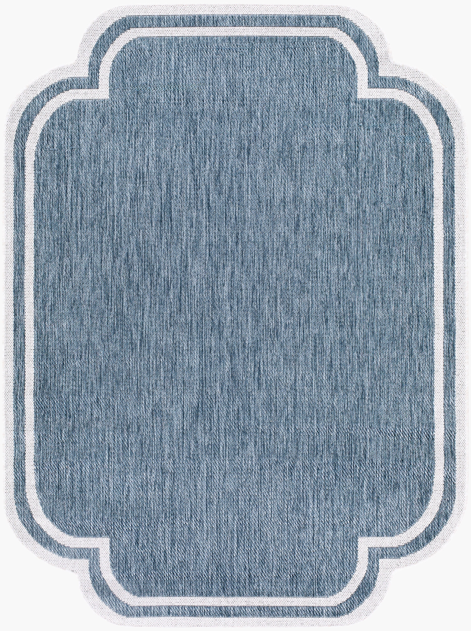 BoutiqueRugs Arnola Traditional Area Rug - Outdoor Safe - Blue, Cream - 2'4" x 3'9"