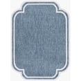 thumbnail image 1 of BoutiqueRugs Arnola Traditional Area Rug - Outdoor Safe - Blue, Cream - 2'4" x 3'9", 1 of 1